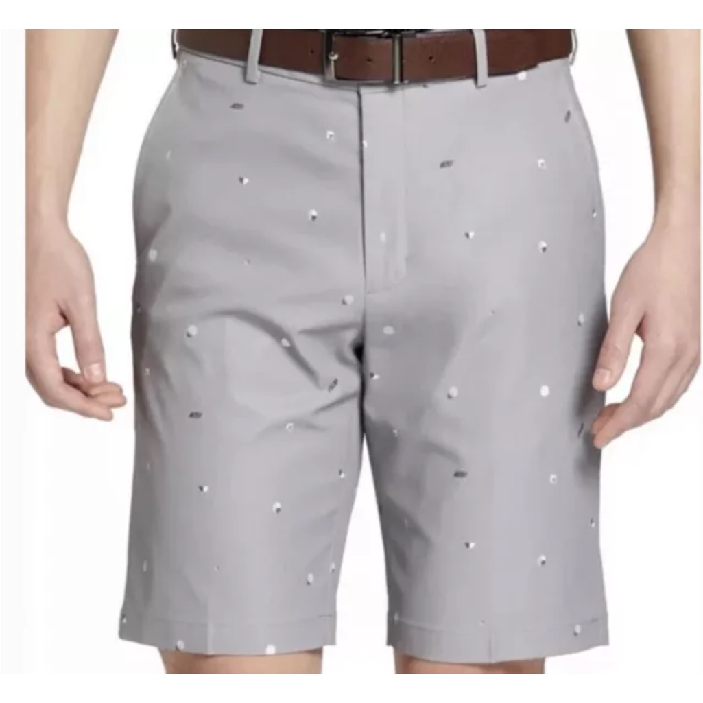 Walter Hagen 42 Nwt Gray Gripper Waist Moisture Wicking Lightweight Golf Shorts